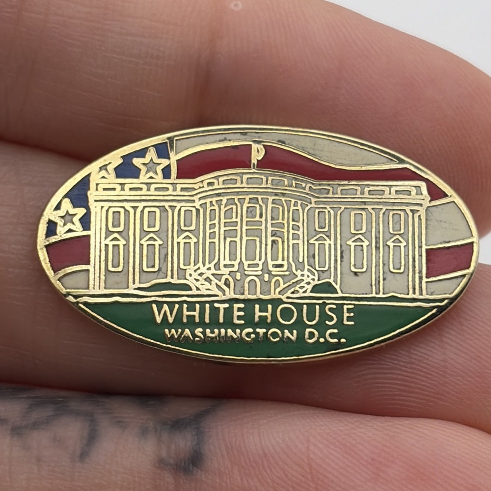 The White House Washington DC United States Of America Lapel Hat Pin